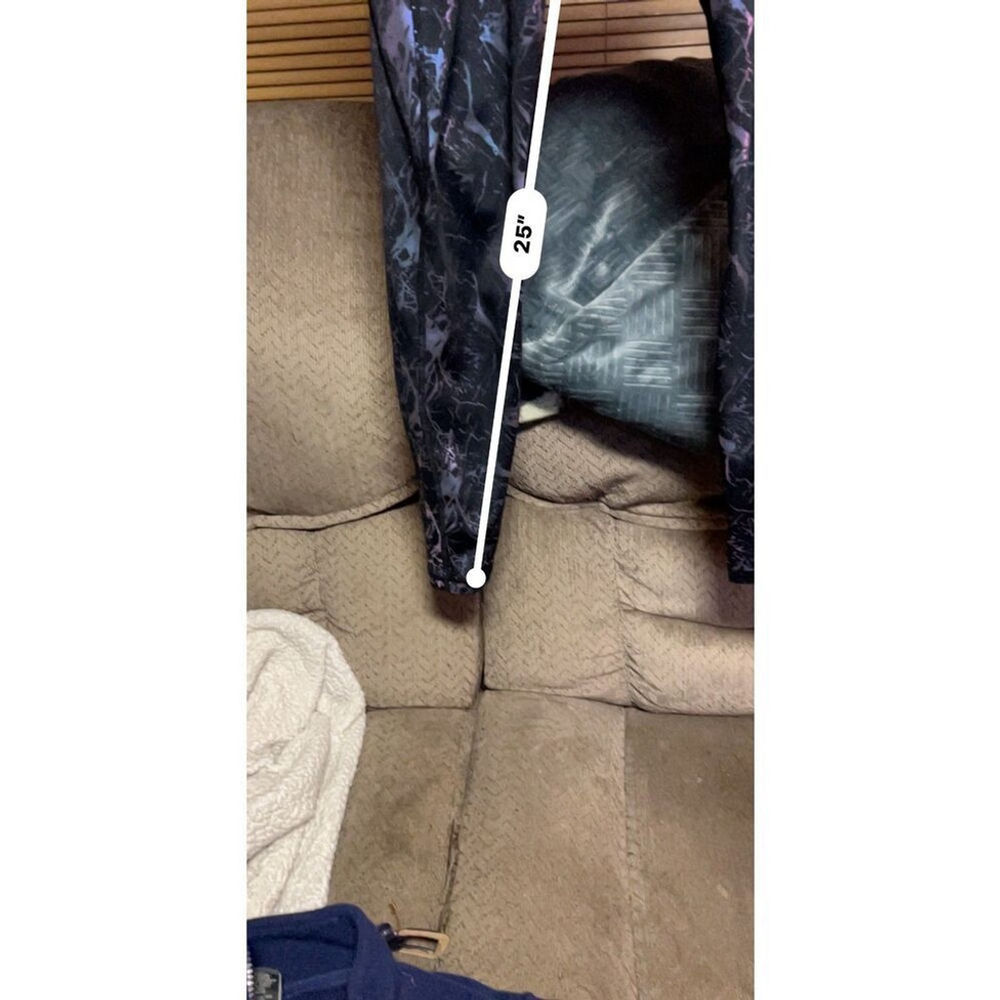 Calia by Carrie Underwood Black Purple Marble Leggings - Medium - Picture 5 of 6